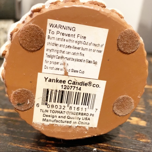 Yankee Candle Accents Yankee Candle Gingerbread Tea Light Holder